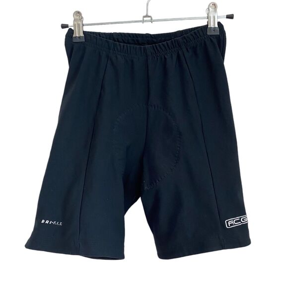Nike ACG Small Cycling Shorts Biker Padded Black Logo Vintage - Picture 1 of 9